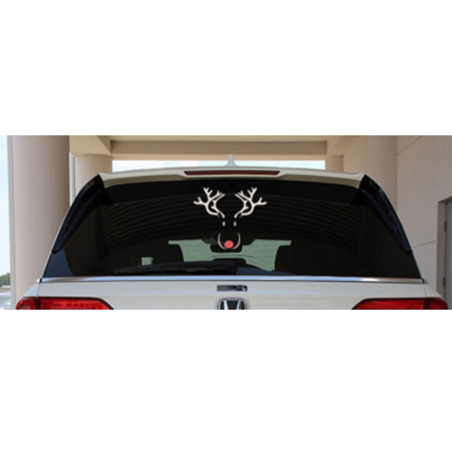 Reindeer Sticker Decal for the Christmas Season in Medium or Large Size: Stick on wall or vehicle