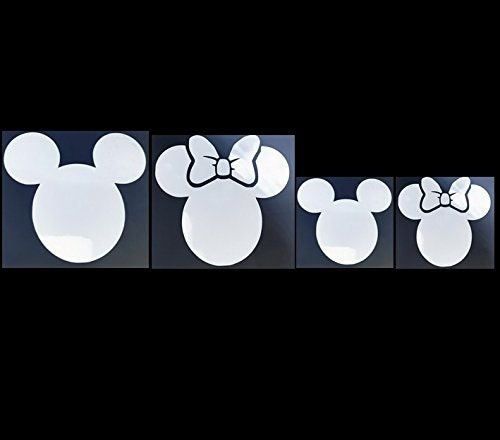 Mouse Parents & Kids Family Car Sticker Decal Set of 8 to Create your unique family | Stepparents, LGBTQ Family, Large or Small Family